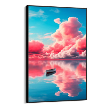 Quadro Stampa su Tela Rosa sull'orizzonte - CupidoDesign