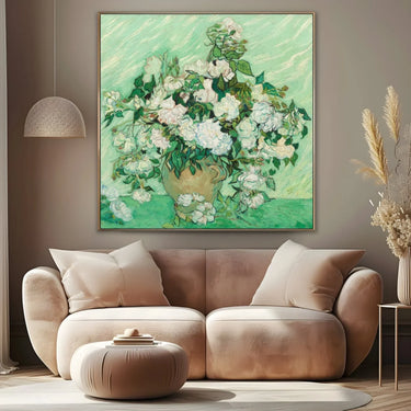 Quadro Stampa su Tela Roses, Vincent Van Gogh - CupidoDesign
