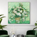 Quadro Stampa su Tela Roses, Vincent Van Gogh - CupidoDesign