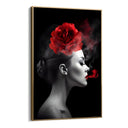 Quadro Stampa su Tela Rossa Confusione - CupidoDesign