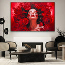Quadro Stampa su Tela Rossa Passione - CupidoDesign