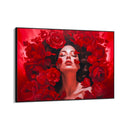 Quadro Stampa su Tela Rossa Passione - CupidoDesign