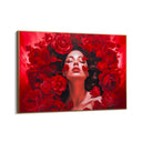 Quadro Stampa su Tela Rossa Passione - CupidoDesign