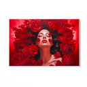 Quadro Stampa su Tela Rossa Passione - CupidoDesign