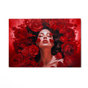 Quadro Stampa su Tela Rossa Passione - CupidoDesign