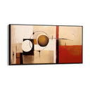 Quadro Stampa su Tela Rosso astratto - CupidoDesign