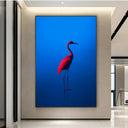 Quadro Stampa su Tela Rosso Blu - CupidoDesign