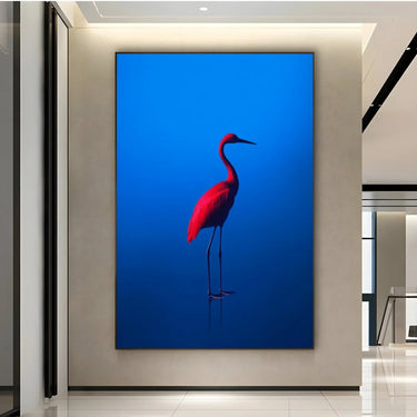 Quadro Stampa su Tela Rosso Blu - CupidoDesign