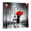 Quadro Stampa su Tela Rosso d'amore - CupidoDesign