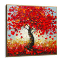 Quadro Stampa su Tela Rosso d’Ottobre - CupidoDesign