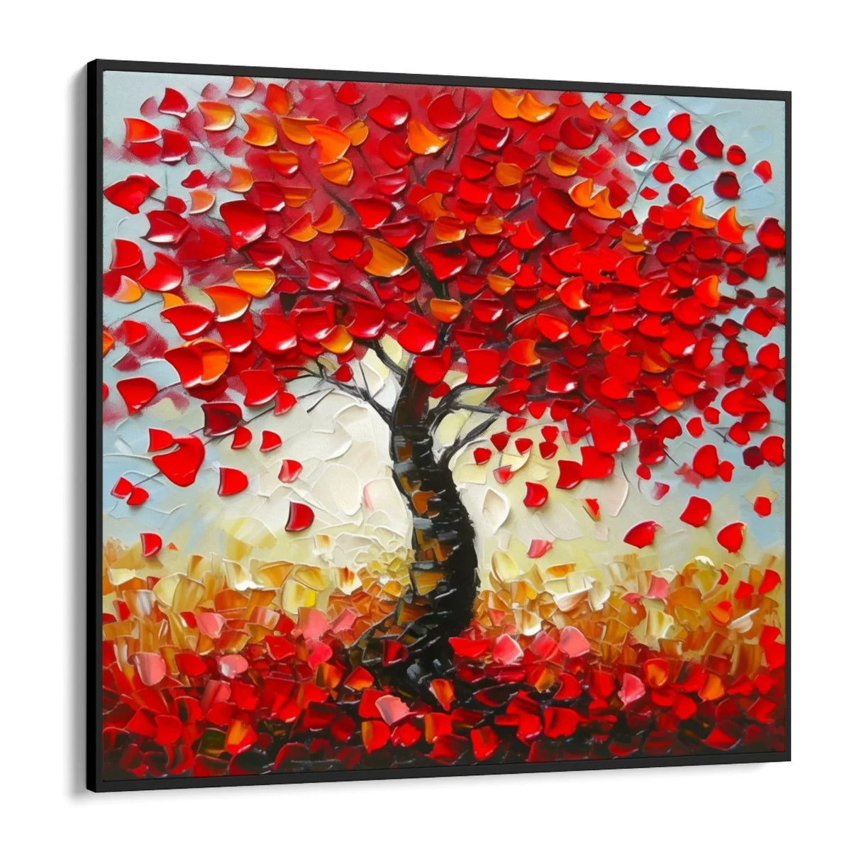 Quadro Stampa su Tela Rosso d’Ottobre - CupidoDesign