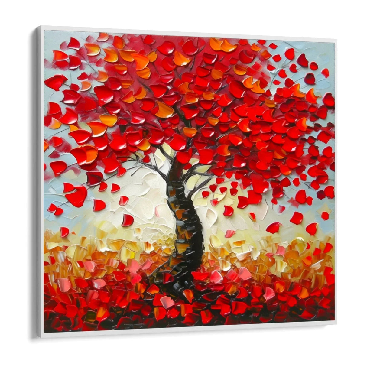 Quadro Stampa su Tela Rosso d’Ottobre - CupidoDesign