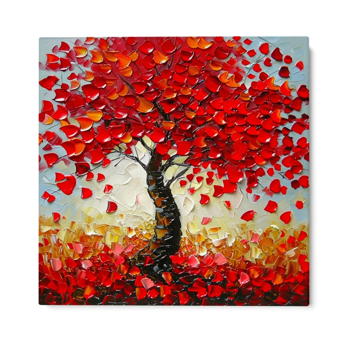 Quadro Stampa su Tela Rosso d’Ottobre - CupidoDesign