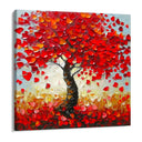 Quadro Stampa su Tela Rosso d’Ottobre - CupidoDesign