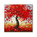 Quadro Stampa su Tela Rosso d’Ottobre - CupidoDesign
