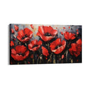 Quadro Stampa su Tela Rosso Fiorito - CupidoDesign