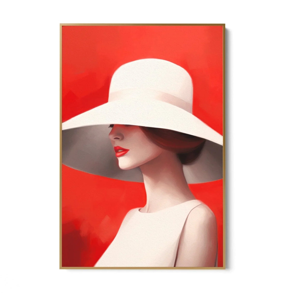 Quadro Stampa su Tela Rosso incanto - CupidoDesign