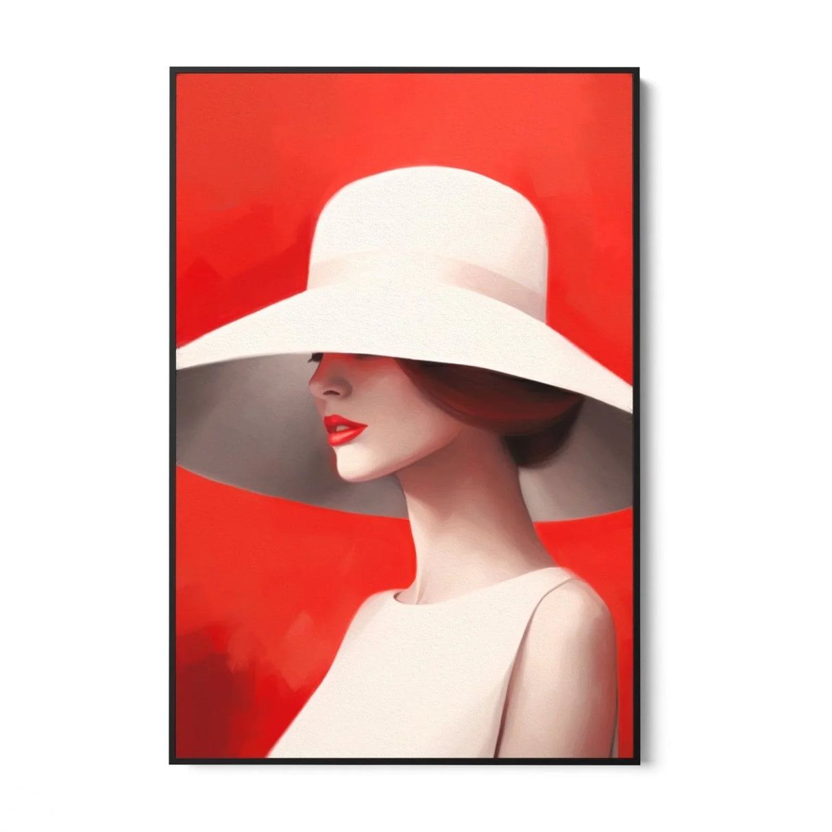 Quadro Stampa su Tela Rosso incanto - CupidoDesign