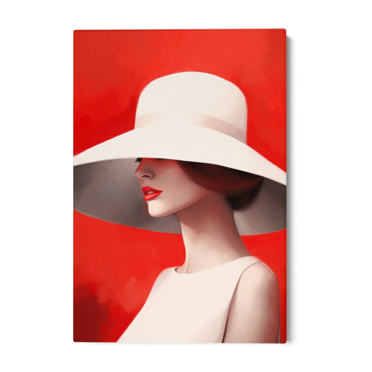 Quadro Stampa su Tela Rosso incanto - CupidoDesign