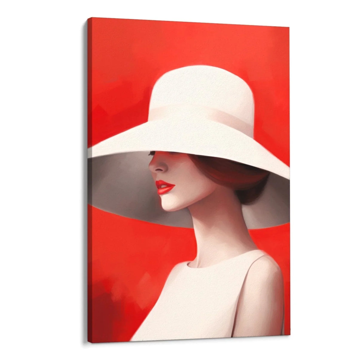 Quadro Stampa su Tela Rosso incanto - CupidoDesign