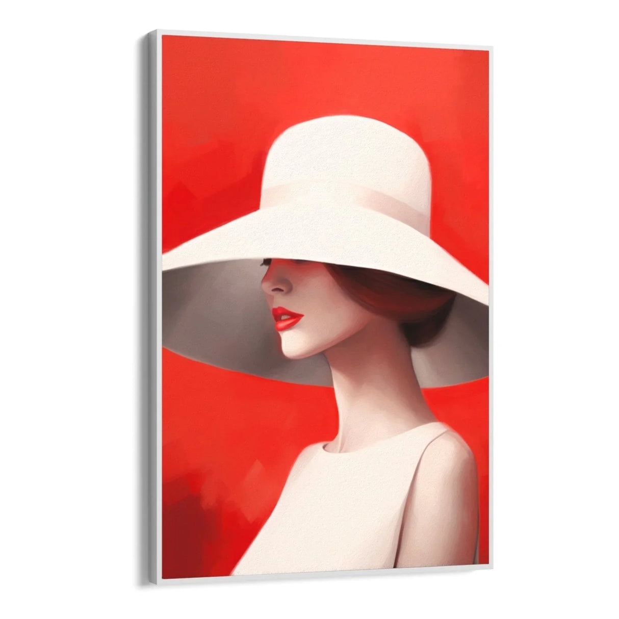 Quadro Stampa su Tela Rosso incanto - CupidoDesign