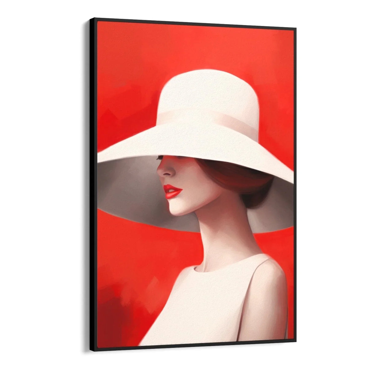 Quadro Stampa su Tela Rosso incanto - CupidoDesign