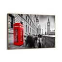 Quadro Stampa su Tela Rosso Londinese - CupidoDesign
