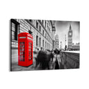 Quadro Stampa su Tela Rosso Londinese - CupidoDesign