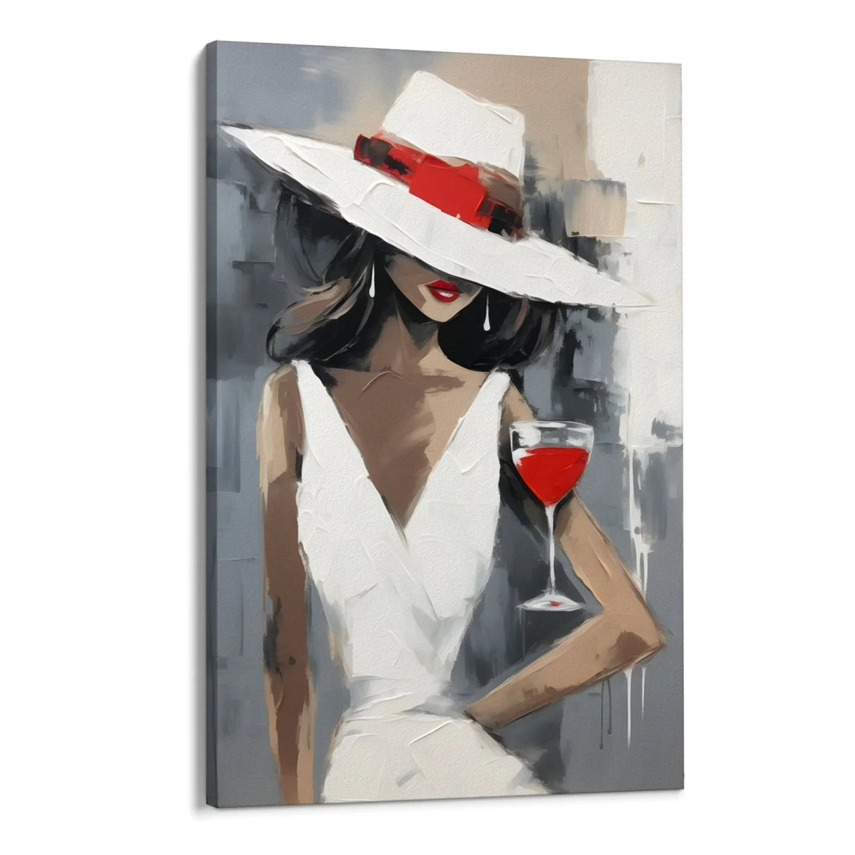 Quadro Stampa su Tela Rosso passione - CupidoDesign