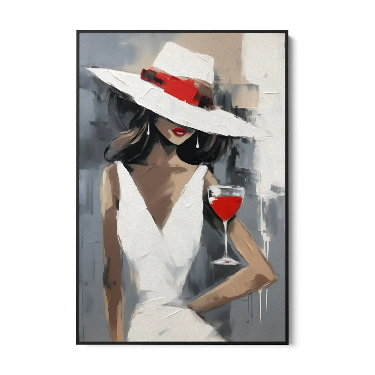 Quadro Stampa su Tela Rosso passione - CupidoDesign