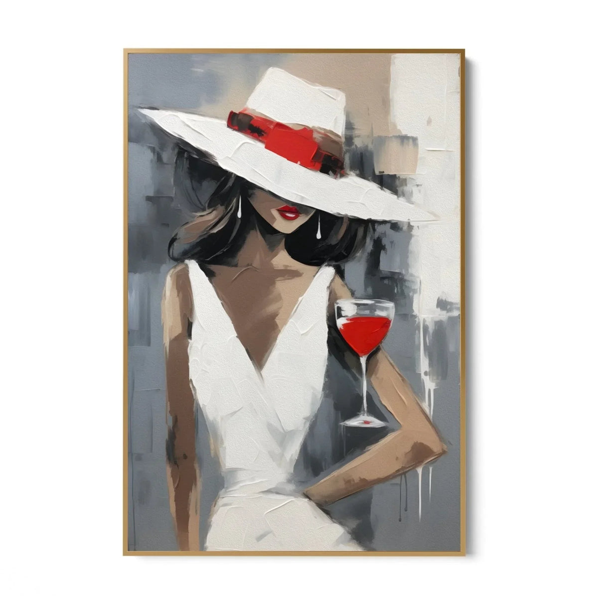 Quadro Stampa su Tela Rosso passione - CupidoDesign