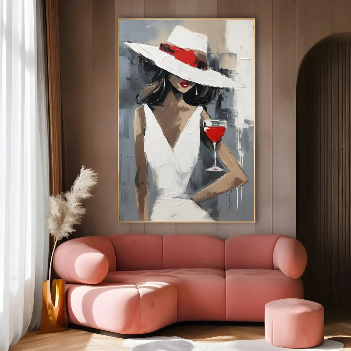 Quadro Stampa su Tela Rosso passione - CupidoDesign