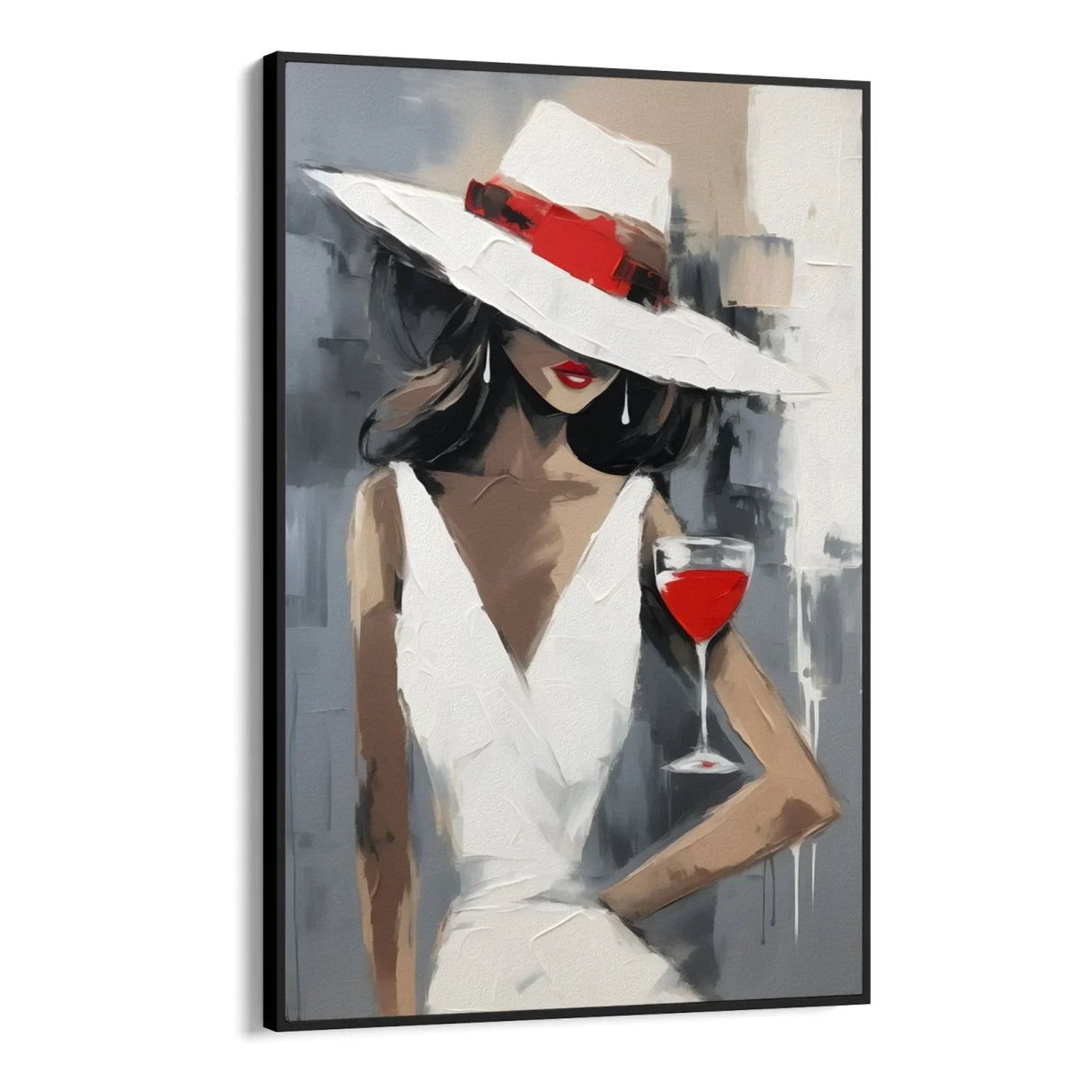 Quadro Stampa su Tela Rosso passione - CupidoDesign