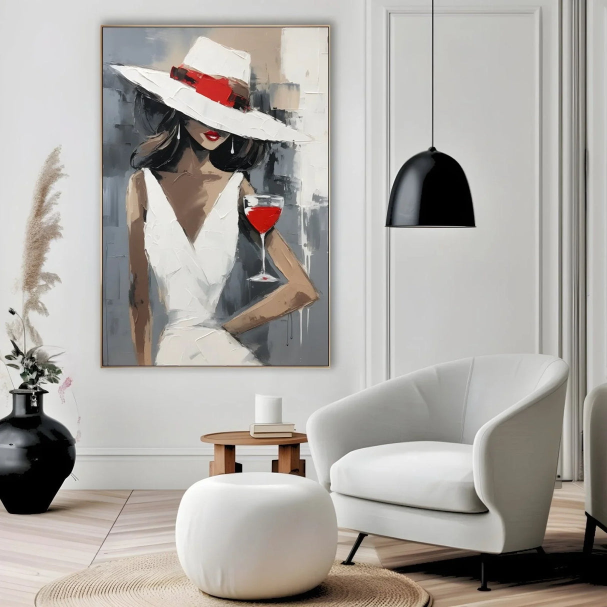 Quadro Stampa su Tela Rosso passione - CupidoDesign