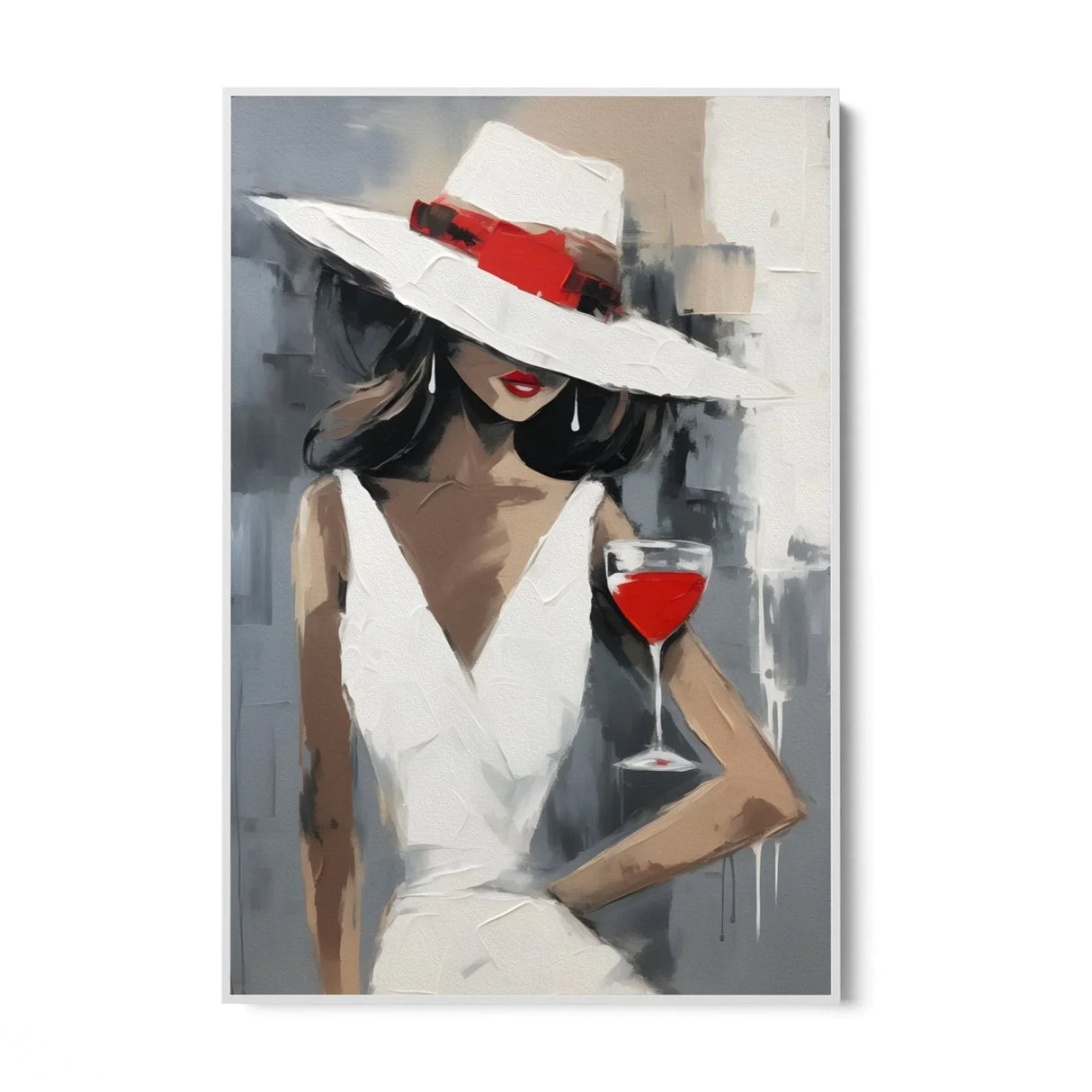 Quadro Stampa su Tela Rosso passione - CupidoDesign