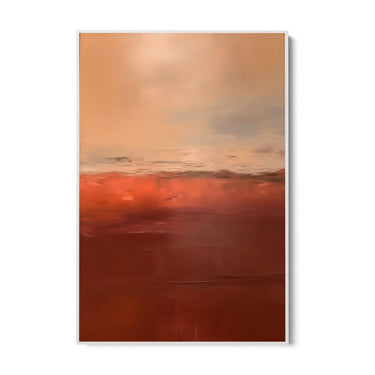 Quadro Stampa su Tela Rosso Raffinato - CupidoDesign