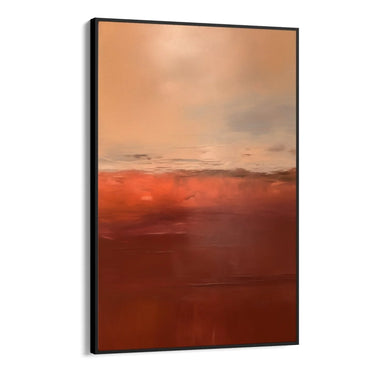 Quadro Stampa su Tela Rosso Raffinato - CupidoDesign