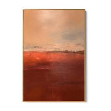 Quadro Stampa su Tela Rosso Raffinato - CupidoDesign