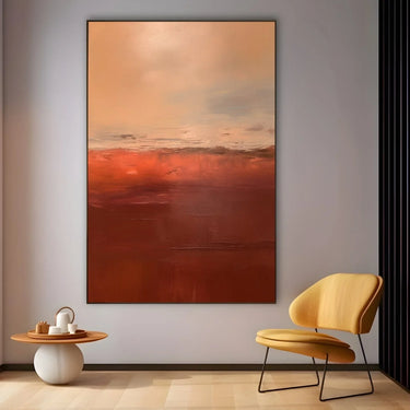 Quadro Stampa su Tela Rosso Raffinato - CupidoDesign