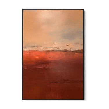 Quadro Stampa su Tela Rosso Raffinato - CupidoDesign