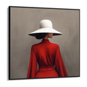 Quadro Stampa su Tela Rosso Vivo - CupidoDesign
