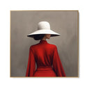 Quadro Stampa su Tela Rosso Vivo - CupidoDesign