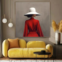 Quadro Stampa su Tela Rosso Vivo - CupidoDesign