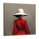 Quadro Stampa su Tela Rosso Vivo - CupidoDesign