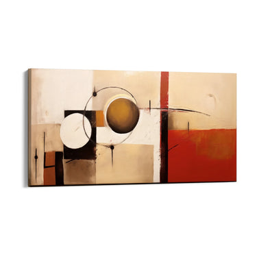Quadro Stampa su Tela Rosso astratto - CupidoDesign