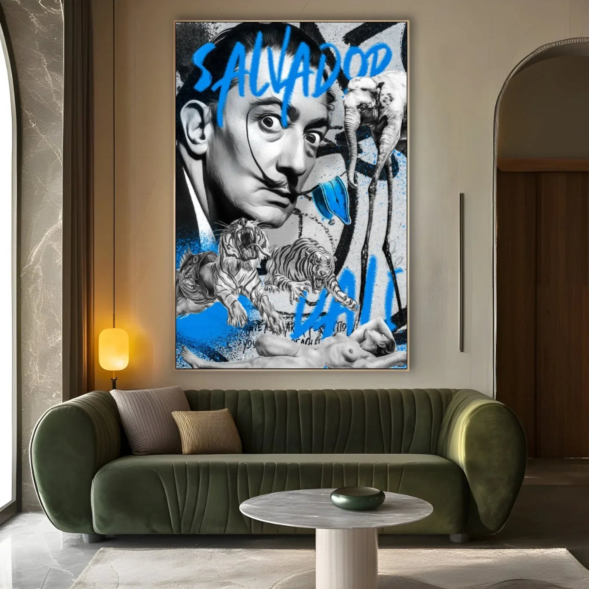 Quadro Stampa su Tela Salvador Dalì Graffiti - CupidoDesign