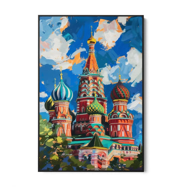 Quadro Stampa su Tela San Basilio Incantata - CupidoDesign