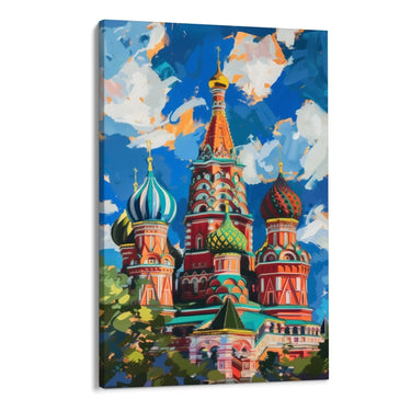 Quadro Stampa su Tela San Basilio Incantata - CupidoDesign