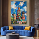 Quadro Stampa su Tela San Basilio Incantata - CupidoDesign