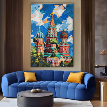 Quadro Stampa su Tela San Basilio Incantata - CupidoDesign